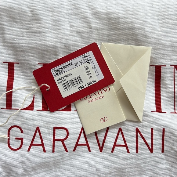 *SALE* Valentino AUTH MINI BUCKET BAG IN NAPPA WITH VLOGO SIGNATURE CHAIN EUC - Picture 13 of 16